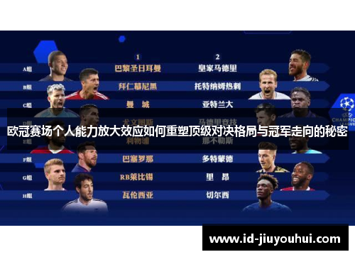 欧冠赛场个人能力放大效应如何重塑顶级对决格局与冠军走向的秘密